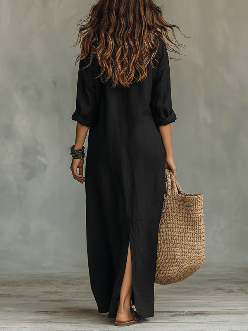 Joanna | Vestido Maxi Favorecedor y Cómodo