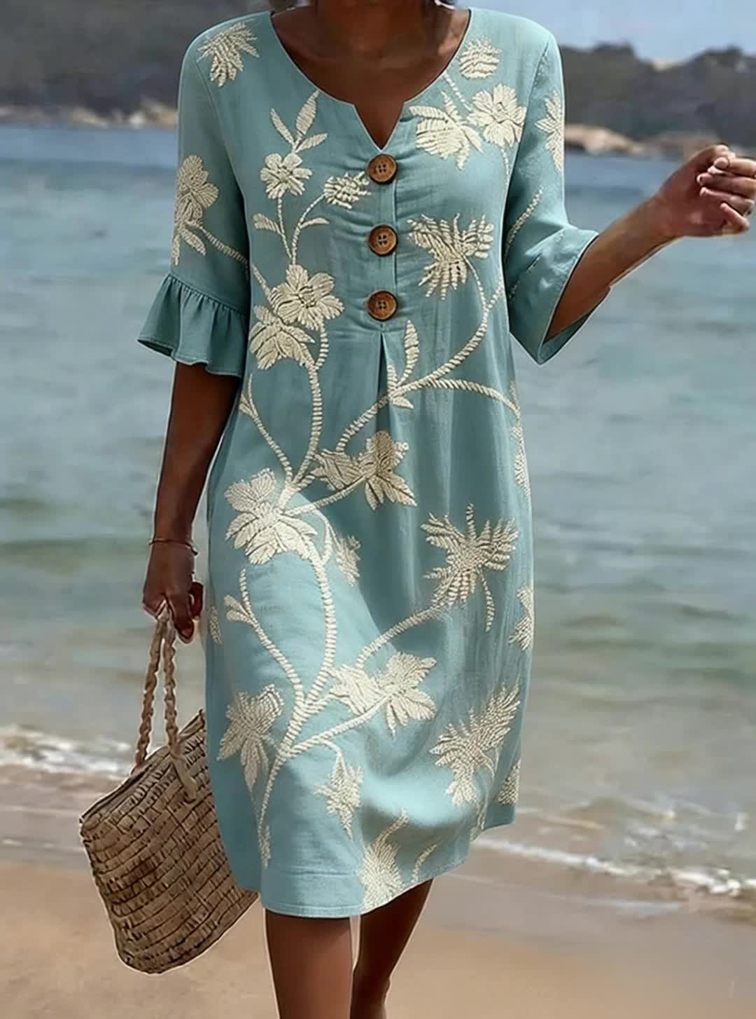 Florencia™ | Vestido Informal con Estampado Floral