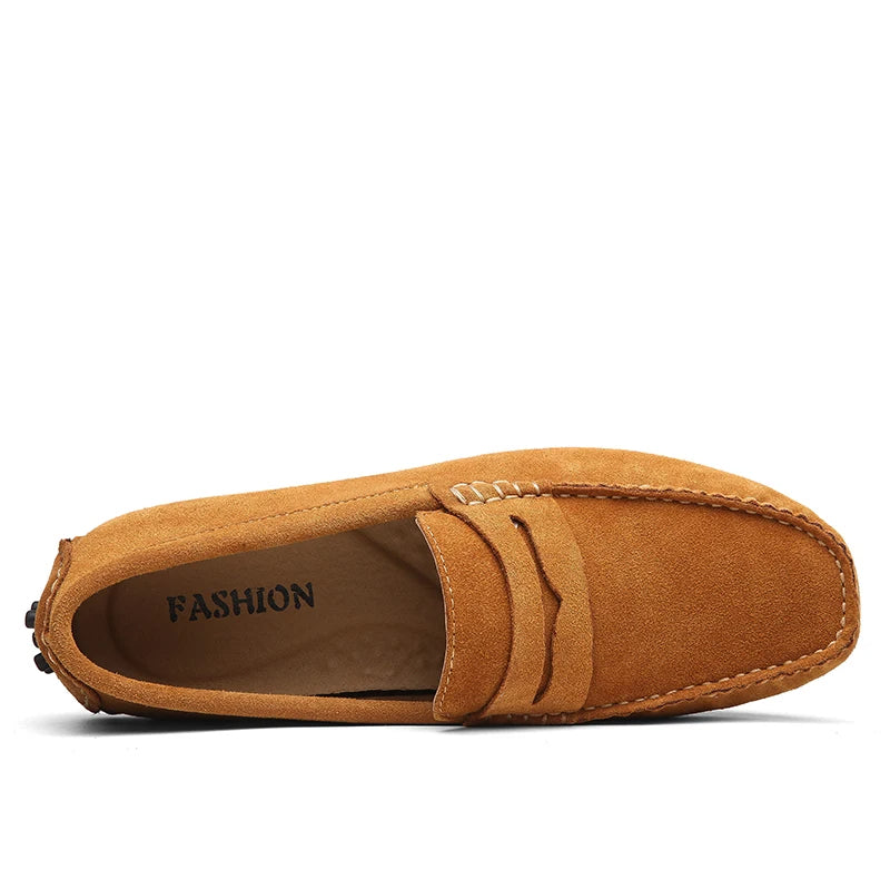 Mocasines casuales de ante