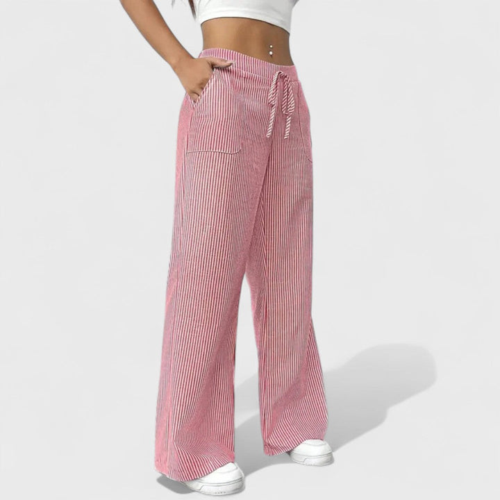 Dominique - Pantalones anchos y cómodos
