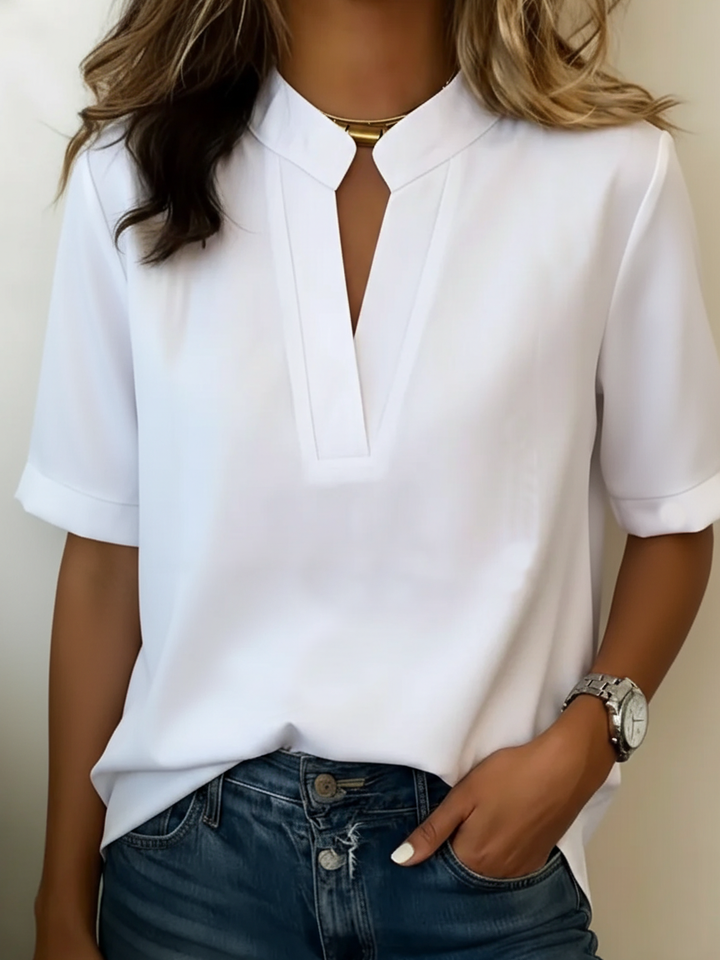 Élise | Blusa Elegante de Cuello Refinado