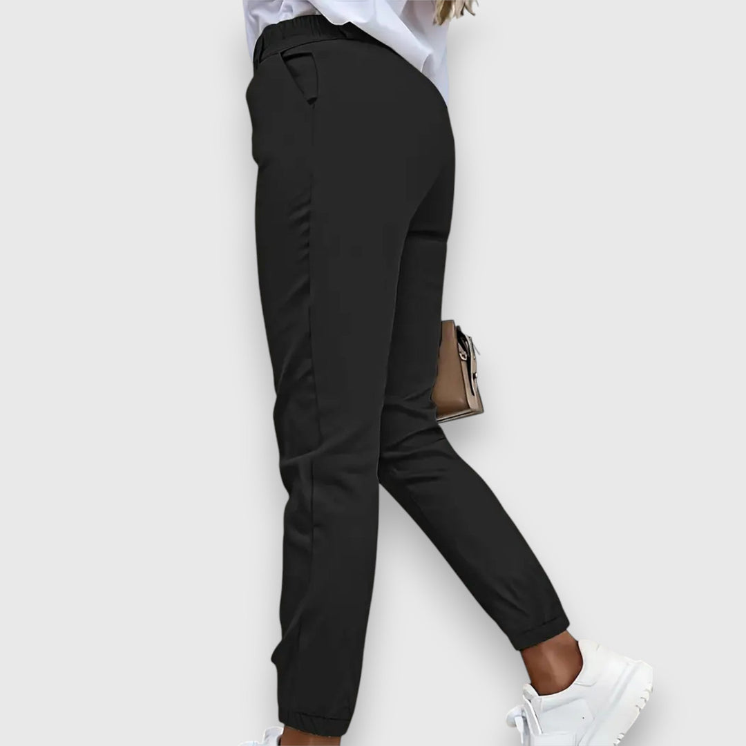 Isabel – pantalones elegantes de tiro alto