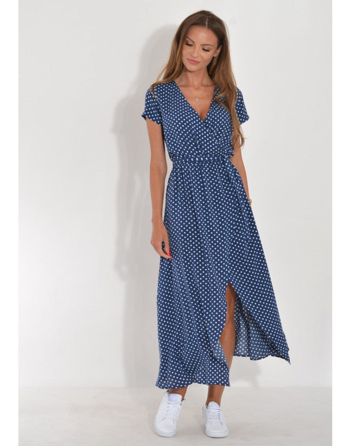 Tzahalit™ | Vestido Floral con Escote en V Estiloso
