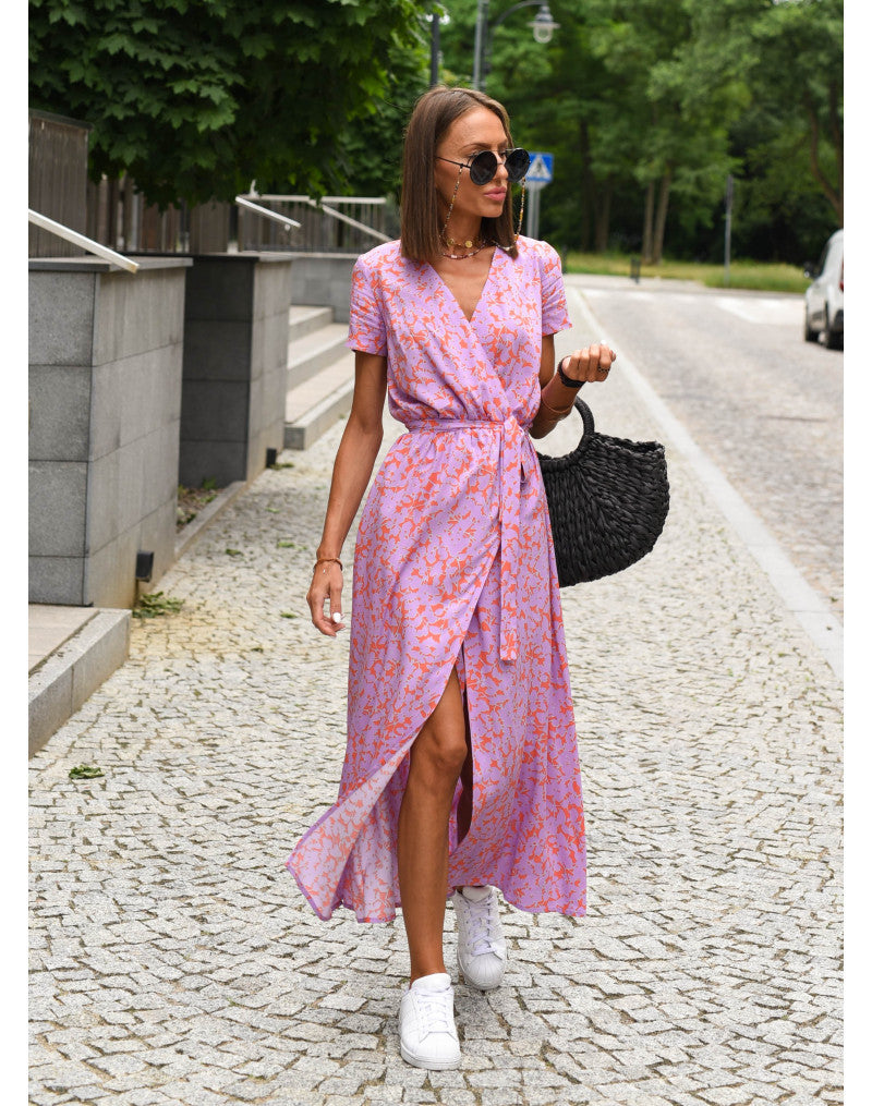 Tzahalit™ | Vestido Floral con Escote en V Estiloso