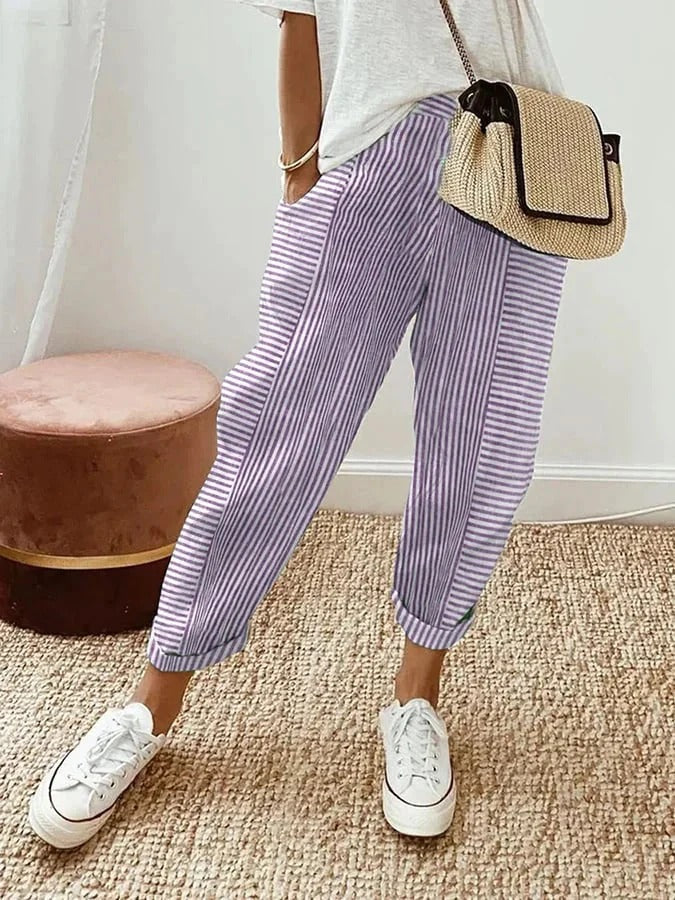 Florence | Pantalón de Rayas