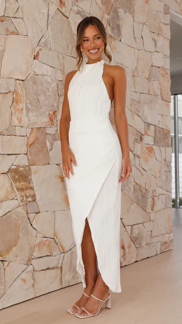 Shyann - Vestido Midi Plisado